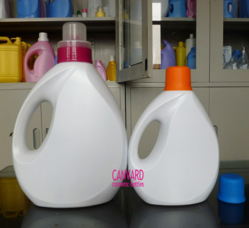 1000ml,2000ml white detergent plastic bottle