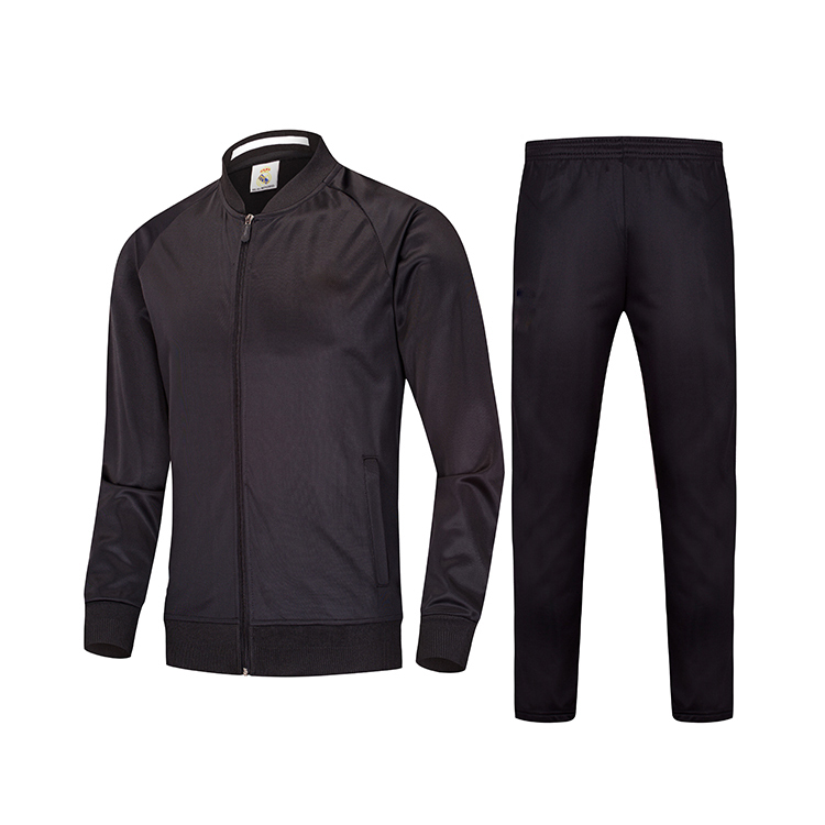 Wholesale Couple Plain Sports Blank Football Tracksuits