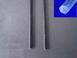 venetian blinds accessories 4.5*6 hexagonal fibreglass rod