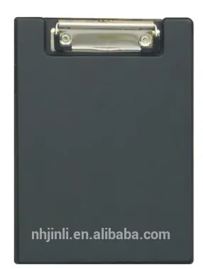 A5 double side black pvc clipboard