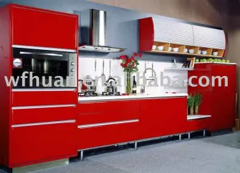 PVC Thermofoil Kitchen Cabinet (high glossy)