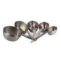 5 Piece Stainless Steel Measuring Cups Set