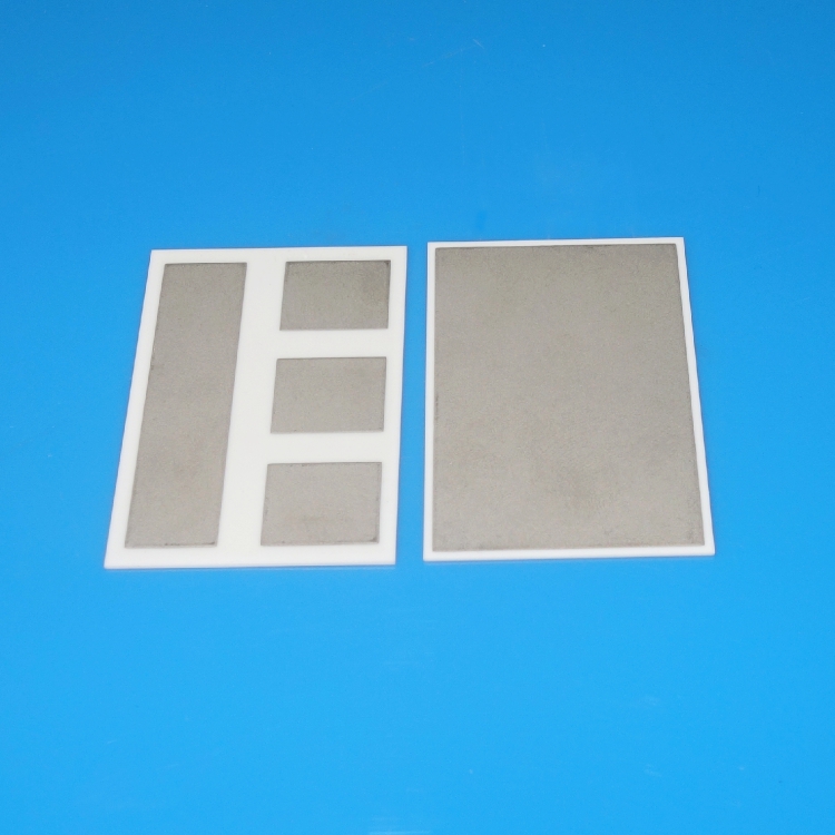 Metallized ceramic substrate