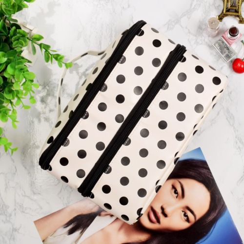 Fashion Dot Cosmetic Makeup Bag Organizer