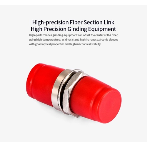 China Metal Round Singlemode FC Fiber Optic Cable Coupler Manufactory