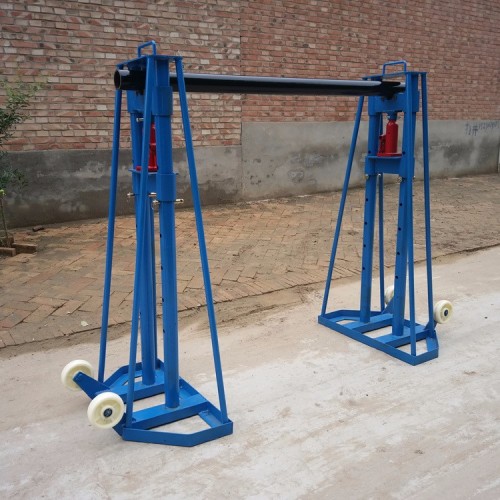 5t 10t Heavy Load Hydraulic Cable Reel Stand, High Quality 5t 10t Heavy  Load Hydraulic Cable Reel Stand on