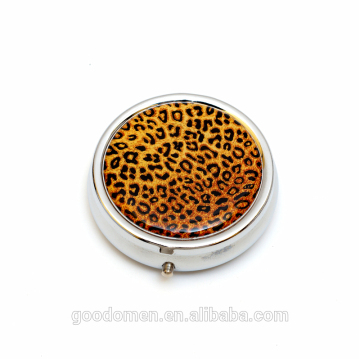 Lovely plastic pill box pill case vitamin box with 3 compartments