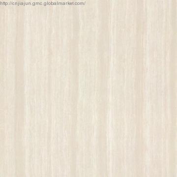 White Wood Grain Polished Porcelain Floor Tiles T8001