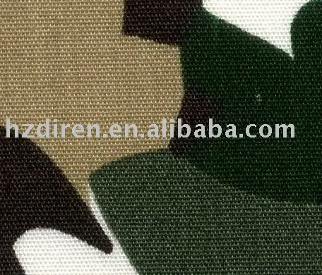 Polyester / Cotton Camouflage anti-pilling printed fabric for army