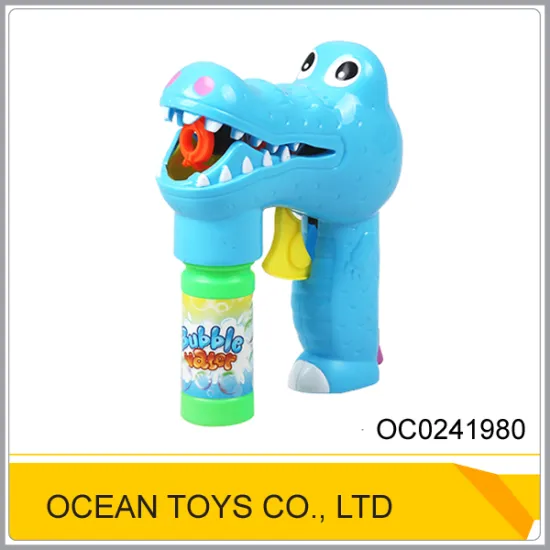 Wholesale summer crocodile design bubble gun with no battery OC0241980