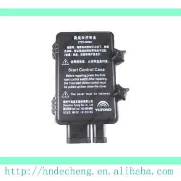 Secondary starter control box for bus engine system parts