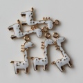 Commercio all&#39;ingrosso lega animale artificiale giraffa kawaii branello fai da te ciondolo orecchino braccialetto metallico creazione di gioielli Jewelry