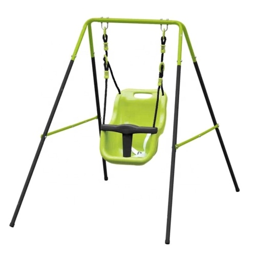 Bebé de plástico pequeño patio trasero asiento columpio