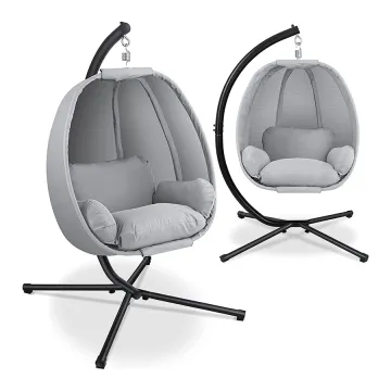 2021 Wholesale Outdoor Rattan Patio Swing Egg Chair
