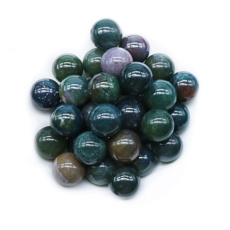 Boules de chakra d&#39;agate de mousse de 20 mm pour le soulagement du stress Méditation Équilibrage de décoration de maison