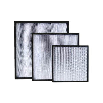 High Temperature Resistant Baffle Plate Aluminum Frame Air Filter for Dust-Free Workshops