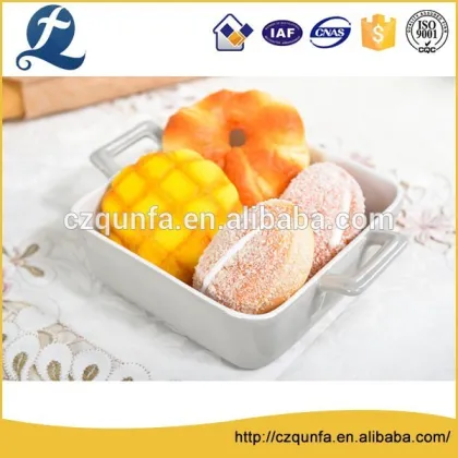 Microwave safe no leakage ceramic bread baking trays