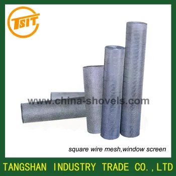 Window screen, galvanized square wire mesh