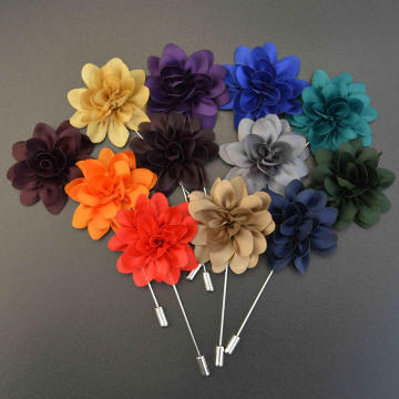 2016 flower fashion korean style men popular silk imitation brooch