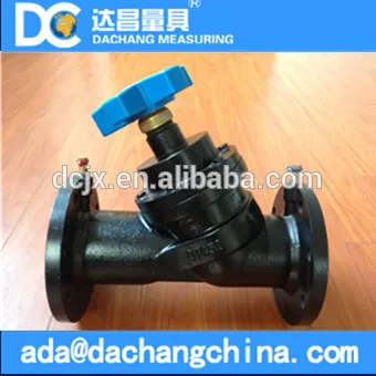 Cast iron balance valve