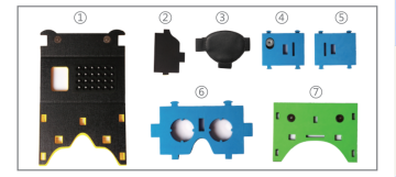 More popular and low price vr box EVA 3d glasses for mobile