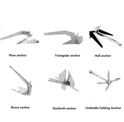 SS316 Bruce Anchor and Boat Winch for Small Boats