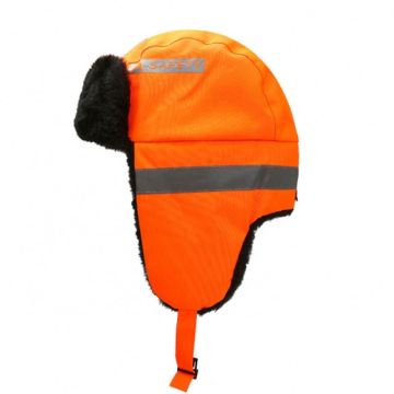 Custom Winter Russian Fur Hat with Reflective Printing