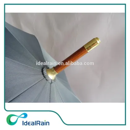fashion wooden promotion straight blunt umbrella