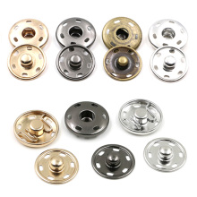 50set/lot Metal Snaps Buttons Press Button Fasteners Black Gold Silver Covered button Female Buckle DIY Sew Clothing Accessories