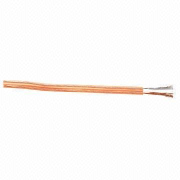 Transparent PVC Speaker Cable with Copper, CCA and CCS Conductor