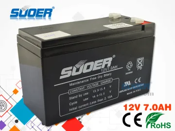 Hot sale Maintenance Free Battery 12V 7AH Storage Battery