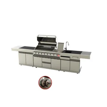 OEM Outdoor Stainless BBQ Gas Grill Modular Outdoor Cabinets for Backyard
