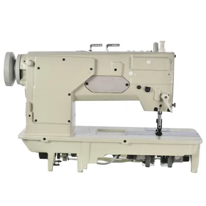 Industrial Lock Stitch Needle Feed Flat Bed Double Needle Sewing Machine for Shoes JL-842