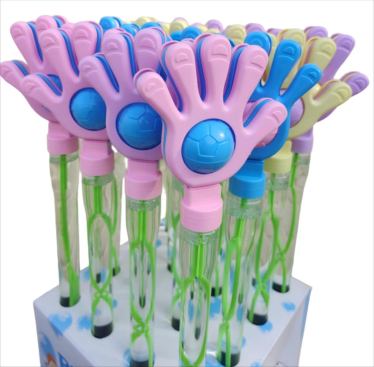 bubble wand lighting hand