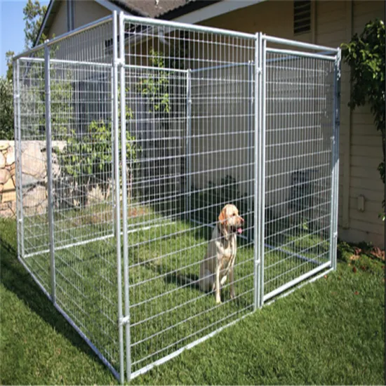 Canada wholesale low price large outdoor chain link dog kennel/dog fence for sale