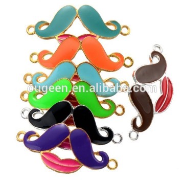 New Trendy Handmade Connector Woman, Lip Mustache Connector for Bracelet