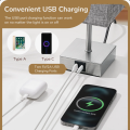28CM Metal USB Table Lamp with Touch Control