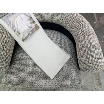 Textile décoratif en tissu transparent doux et élégant