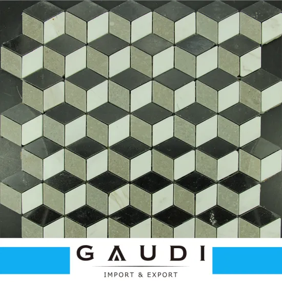 Luxury 270x285mm outdoor 3d stone wall decoration stone mosaics