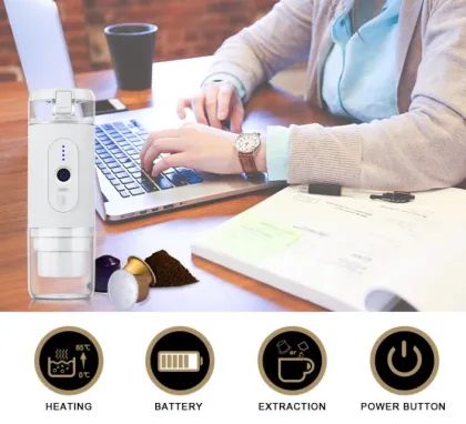 Portable Electric Hot Cold Brew Travel Espresso Machine with Custom Logo USB Coffee Maker