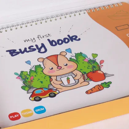 Personalised My First Busy Book Montessori for Preschoolers