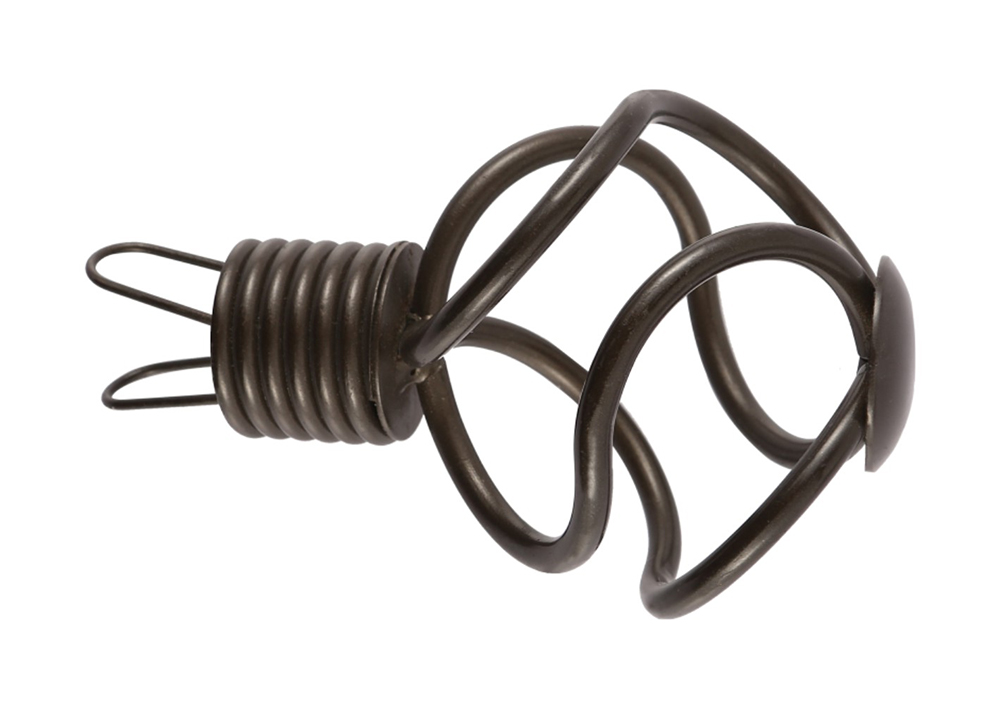 Twisted Cage Style Short Head Curtain Rods