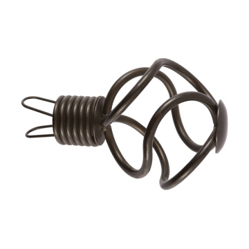 Twisted Cage Style Short Head Curtain Rods