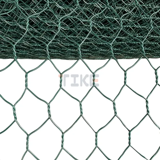 PVC Coated Hexagonal Gabion Baskets 90x110mm