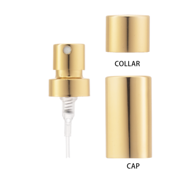 16.3mm FEA15 shiny gold crimp pump with Invisible tube