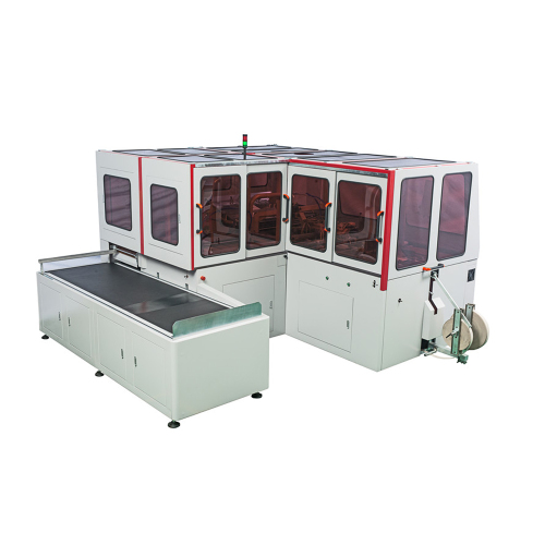 Automatic case making machine for collapsible box