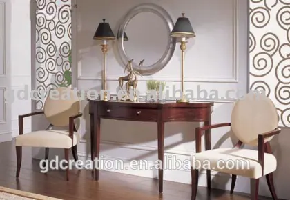 Classical European style hotel furniture hobby lobby table and chair