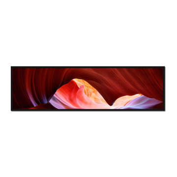 Indoor digital signage stretch bar advertising display
