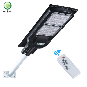 Luz de rua solar all-in-one ip65 integrada de alto lúmen