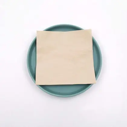 1ply bamboo cocktail napkin